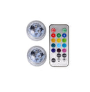 Battery Operated LED Underwater Lights Remote 13 Colors Submersible Light RGB Tea Lamp for Weeding Xmas Valentine&
