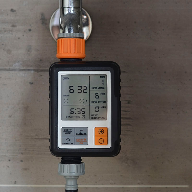 Automatic Irrigation Water Timer Lcd Screen Sprinkler Controller Outdoor Garden Watering Timer Device Controller Tool