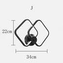 LED Wall Lamp Bedroom Light Nordic Wall lamps Dimmable Living room Wall Bedside lamp led wall Light for home bathroom fixture