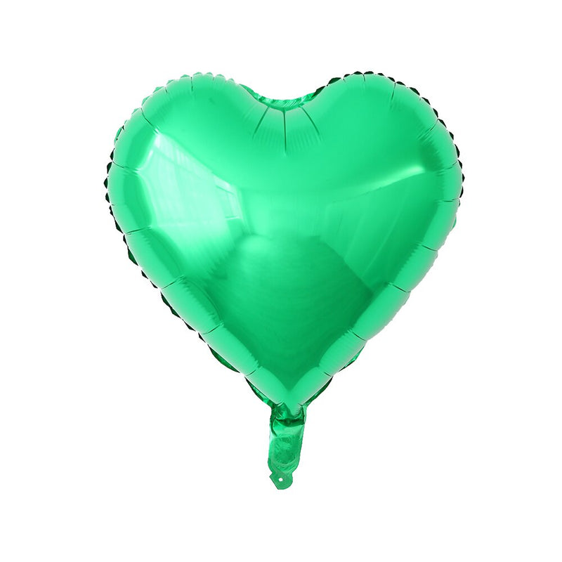 50 Uds. De Globos de aluminio con forma de corazón de estrella de 18 pulgadas, Globos inflables de helio, decoraciones para fiesta de cumpleaños, Globos de compromiso de boda para niños