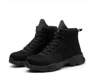 Men Safety Shoes with Metal Toe Indestructible Ryder Shoe Work Boots with Steel Toe Waterproof Breathable Sneakers Work Shoes
