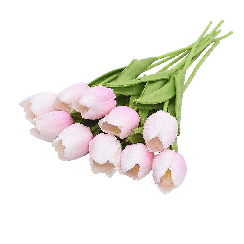 20pcs Mix Tulip Artificial Flower Real Touch Artificial Bouquet Fake Flower for Wedding Decoration Flowers Home Garden Decor