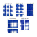 (Pack of 10 sheets) Kindmax Healthcare Spiral Cross Kinesiology Tape Physical Therapy Cross Tape for Pain Relief