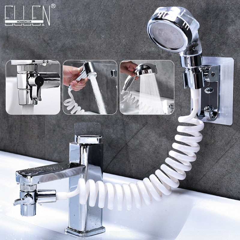 ELLEN Faucet External Shower Hand Toilet Faucet Filter Flexible Suit Wash Hair House Kitchen Sink Faucet Water Saving EL1020