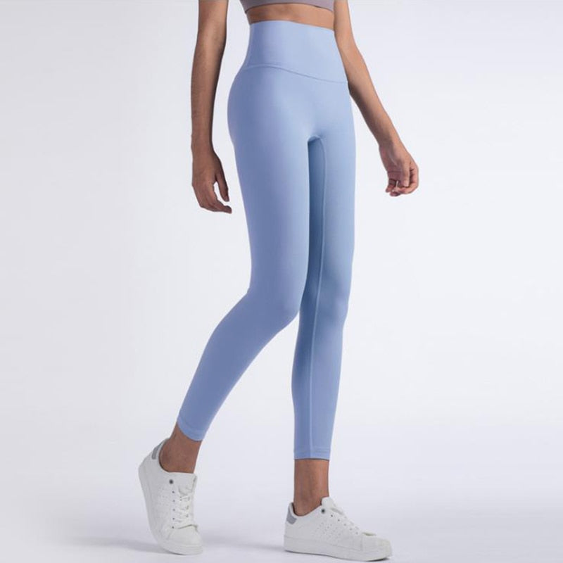 Vnazvnasi Hot Sale Fitness Female Full Length Leggings 11 Colors Running Pants Formfitting Girls Yoga Pants Sports Pants