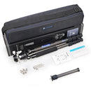 Carbon Fiber Tripod for Camera Professional Lightweight Compact Tripod for Travel Camera Stand with Low Gravity Center Ball head