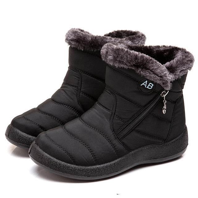 YAERNIWomen Boots 2019 New Waterproof Snow Boots For Winter Shoes Women Casual Lightweight Ankle Botas Mujer Warm Winter Boots