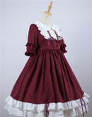 NONSAR Vintage Princess Women Lolita Dress Sweet Lace Angel Bowknot High Waist Victorian Kawaii Girl Gothic Halloween New