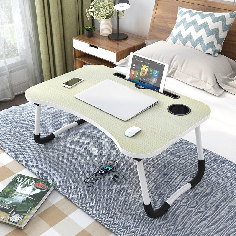 Portable Laptop Desk Home Foldable Laptop Table Notebook Study Laptop Stand Desk for Bed &amp; Sofa Computer Table with Folding Legs