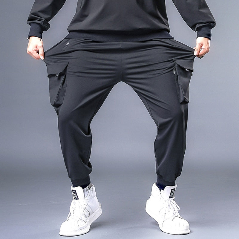 Baggy Pants Men Hip Hop Streetwear Cargo Pant Big Size 7XL Jogginghose Male Jogger Oversize Fashion Hose Plus Szie HX530