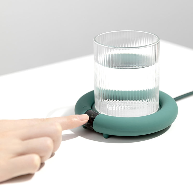 3Life Smart Heizuntersetzer Cup Mat Touch Control mit LED-Bildschirm Temperaturanzeige 3-Gang-Heizkissen für den Einsatz im Home Office