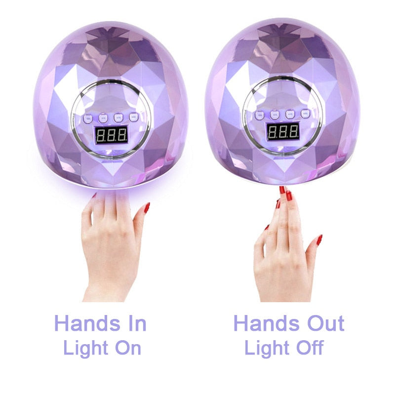 2020 86W UV-LED-Lampen-Nageltrockner für die Nagelmaniküre mit 39 PCS-LEDs, die schnell trocknende Nageltrocknungslampe für alle Gel-Nagellacke aushärten