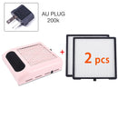 80W Nail Dust Collector Fan Vacuum Cleaner Manicure Machine Tools With Filters Strong Power Nail Art Tool Nail Vacuum Cleaner