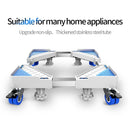 LVDIBAO Washing Machine Stand Multi-functional Movable Adjustable Base Mobile Roller for Washing Machine Dryer and Refrigerator