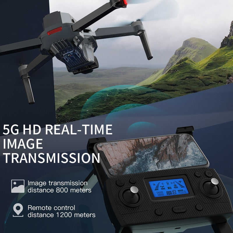 ZLL SG907 MAX GPS Drone 4K Cámara 5G FPV WiFi con cardán de 3 ejes ESC 25 minutos de vuelo sin escobillas RC Quadcopter Profesional Dron