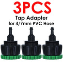 Manguera de riego de jardín KESLA de 5-100m, tubería de riego por goteo de PVC de 4/7mm, rociador de tubería de riego por goteo, invernadero de balcón de césped de 1/4''