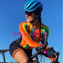 Frauen XAMA Pro Fahrradoverall Langarm Bike Skinsuit Bodysuit MTB Fahrradbekleidung Pullover Undefined