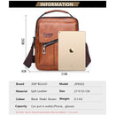 JEEP BULUO Shoulder Bag  Messenger Tote Bag Travel Luxury Brand New  Men BAGS Crossbody  For Male Split Leather Fashion Business