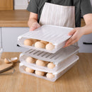 Plastic Egg Storage Box Kitchen Tools Refrigerator Storage Box Outdoor Picnic 18 Grid Food Container Multifunctional Egg Crisper
