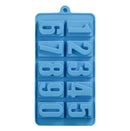 Molde de silicona con números para Chocolate y galletas, forma Digital 3D fría, Fondant, pastel, gelatina, dulces, pasteles, herramientas de decoración DIY, 1 ud.