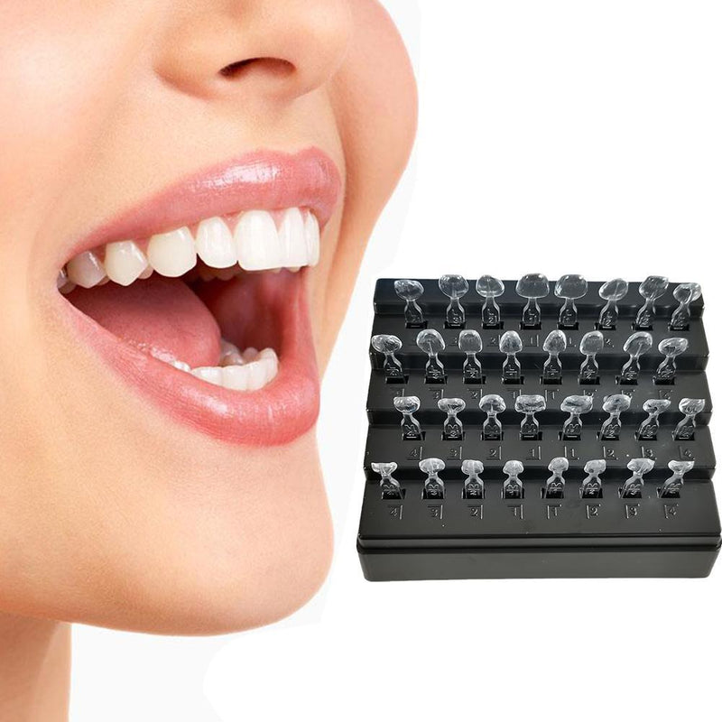 32pcs Tooth Veneer Mold Dental Porcelain Teeth Veneer Aesthetic Mould Composite Anterior Fast Whitening Tools