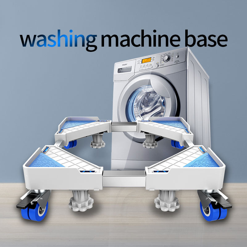 LVDIBAO Waschmaschinenständer Multifunktionaler, beweglicher, verstellbarer Sockel, mobile Rolle für Waschmaschinentrockner und Kühlschrank