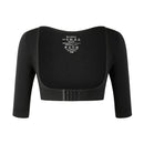 Moldeador de brazo superior, Corrector de postura más delgado, Tops para mujer, ropa moldeadora correctiva de hombro, mangas de compresión sin costuras, soporte de espalda