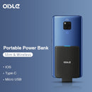 OISLE Mini Power Bank Cargador de batería portátil externo delgado para iPhone 13 11 12 X Samsung S8 Xiaomi P30 MI Huawei P40 Powerbank