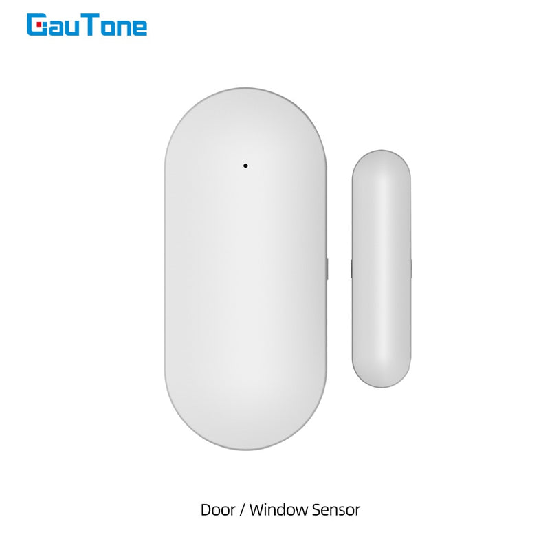 Sensor de puerta de ventana GauTone 433MHz, detectores de alerta abiertos/cerrados, sistema de alarma de puerta de seguridad para el hogar