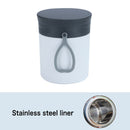 Fiambrera con aislamiento térmico de 430ml, caja Bento interior de acero inoxidable 304, contenedor de comida portátil para exteriores para oficina y escuela