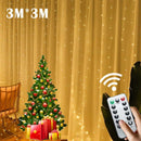 Guirnalda de luces LED para cortina de 3m, 100/200/300, decoración para fiesta de boda rústica, mesa, despedida de soltera, regalo para el hogar