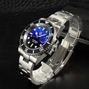 San Martin 40.5mm Water Ghost V3 Sub Diver Luxury Men Watch NH35 Automatic Mechanical Business Wristwatches Sapphire 20Bar Lumed