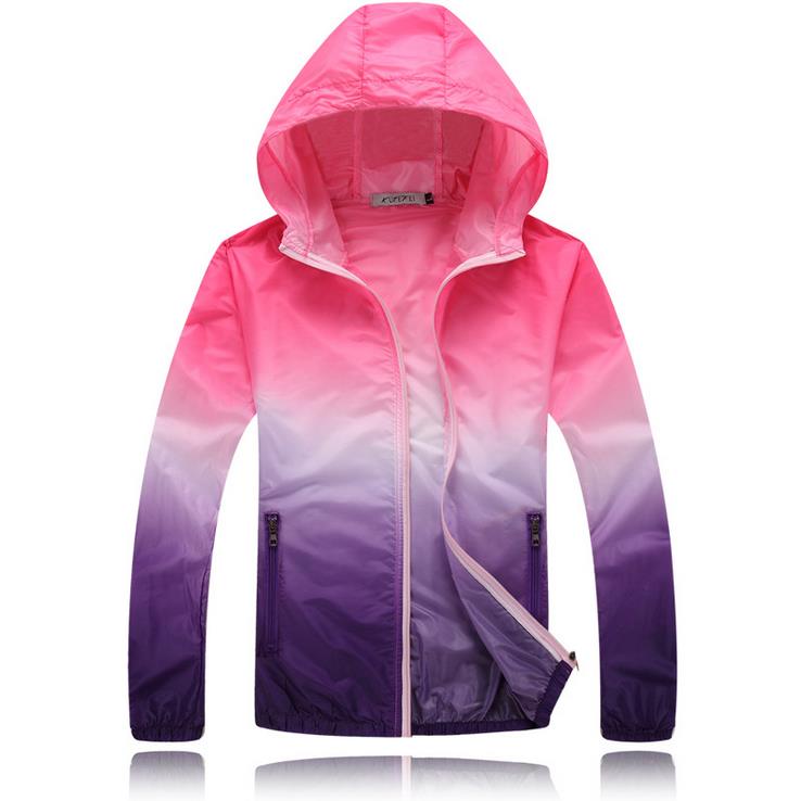 Hombres Mujeres Niños Adolescentes Verano Ultra-Delgado Ultraligero Camping Chaqueta Anti-UV Secado rápido Piel Abrigo Deportes Cazadora Logotipo personalizado