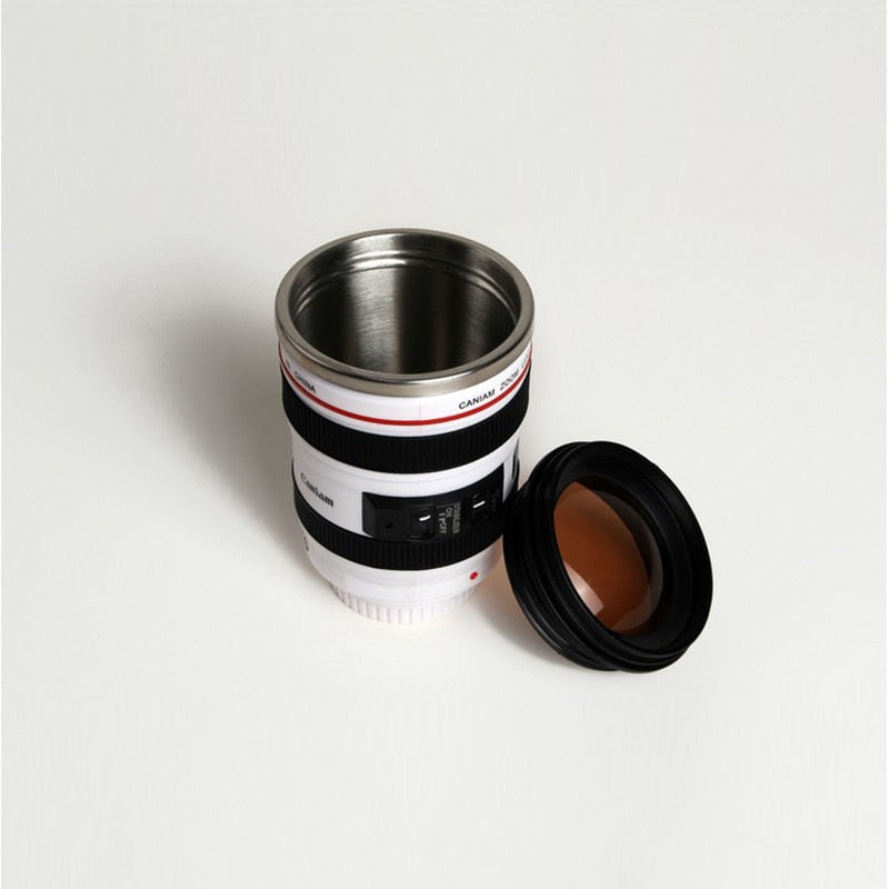 Kostenloser Versand Kaffeebecher 24-105 mm 1: 1 Kameraobjektiv SECHS Generation des kreativen Emulationsbechers (mit Deckel)