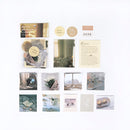 Journamm 15pcs Vintage Cards for Phone Deco Retro Stationery Supplies Plant Paper Junk Journal Label Scrapbooking Material