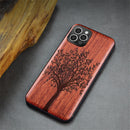 For iPhone 12 Pro Case Boogic Original Wood funda iPhone 12 mini wood Cover Phone Case For iPhone 12 Pro Max