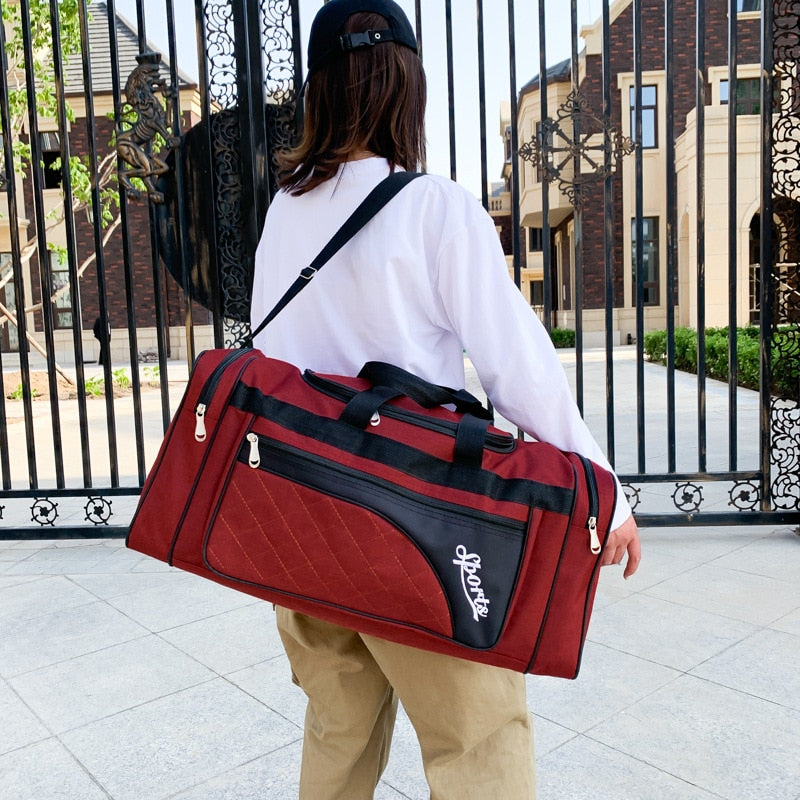 Men Women Sport Fitness Bags Large Capacity Fashion Travel Bag Unisex Outdoor Waterproof Leisure Handbag Luggage Bags XA255F