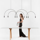 Nordic Brief Dinning Room Chandelier Lighting Modern Designer Office  Chandelier Light Vintage Spot Hanging Lights /LED Lamp
