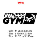 Grandes 73 cm X 104 cm Fitness cita vinilo pegatinas de pared para gimnasio habitaciones decoración Fitness habitación pegatina motivar Frse vinilo pared calcomanías
