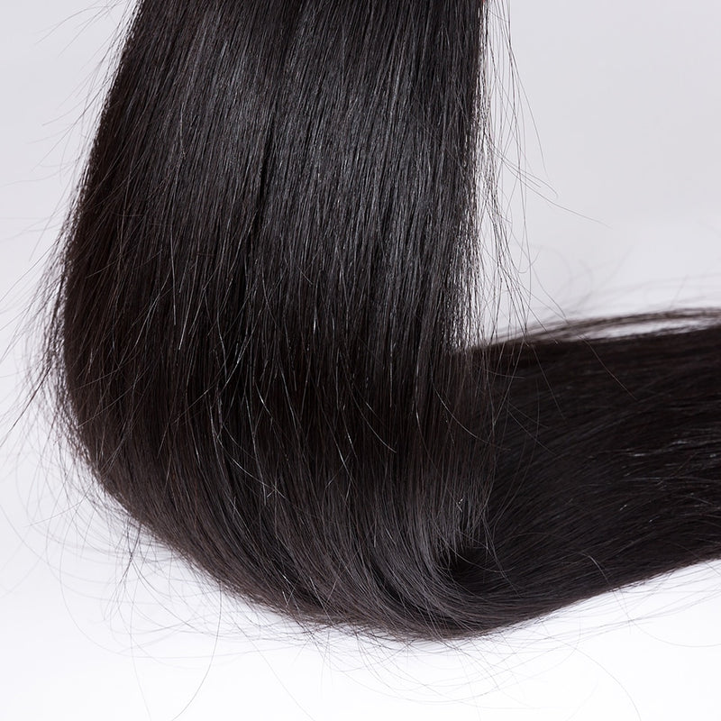 MOCHA Hair 10A Brasilianisches gerades reines Haar 8"-26" Doppelter Schuss Naturfarbe 1 Bündel 100% unverarbeitete Echthaarverlängerung