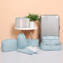 RUPUTIN 7 unids/set organizador de equipaje de viaje bolsa de almacenamiento de ropa bolsa de aseo cosmética impermeable de alta calidad accesorios de viaje