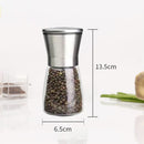 Pepper Grinder 2 in 1 Stainless Steel Manual Salt and Pepper Mill Grinder Spice Shakers Kitchen Tools Accessories for Cooking