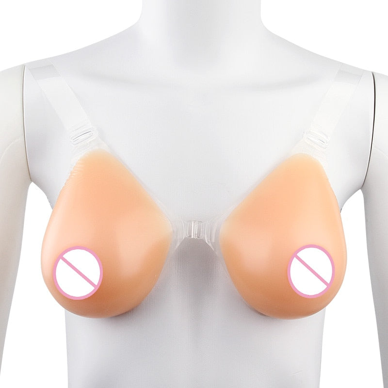 ONEFENG Hot Selling Silicone Artificial Beautiful Breast Forms Shemale Crossdresser Favorite False Boobs 400-1600g