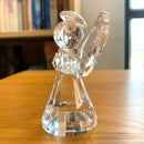 Crystal Glass Angel Figurines Craft Lovely Crystal Angel Ornament Home Table Wedding  Decor Great Kids Christmas Gifts