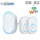 Wifi Doorbell Alarm System Intelligent Wireless Doorbell Strobe Tuyasmart app 58 sound compatible 433MHz wireless detectors