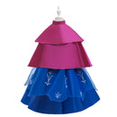 Frozen 2 fantásticos vestidos de princesa Anna, disfraz de Halloween para niñas, vestido largo para niños, vestido de boda de Carnaval, ropa de Cosplay para niños