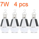 Rechargeable Led Bulb E27 LED Solar Lamp 7W 12W 85V-265V Outdoor Emergency Solar Powered Bulb travel Fishing Camping Light