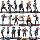 16-24cm Anime Cartoon Figure My Hero Academia Izuku Midoriya Shouto Todorok Bakugou Cross my body PVC Action Amazing Hero Toys