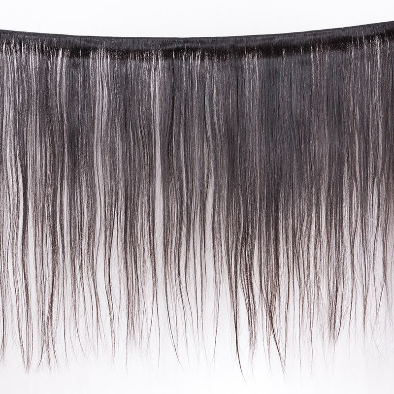 MOCHA Hair 10A Brasilianisches gerades reines Haar 8"-26" Doppelter Schuss Naturfarbe 1 Bündel 100% unverarbeitete Echthaarverlängerung