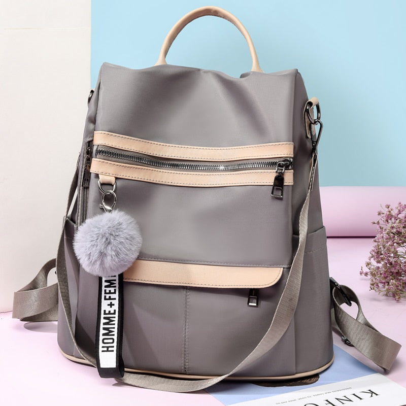 2021 New Waterproof Oxford Cloth Women Backpack Designer Light Travel Backpack Fashion School Bags Casual Lides Shoulder Bags